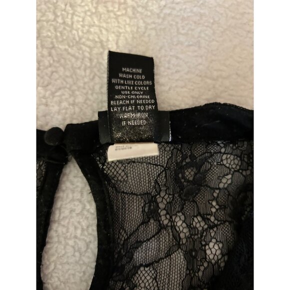 Torrid Black Lace Sheer Blouse Top Women’s Plus Size 2 Short Sleeve Romantic Got - Picture 6 of 9